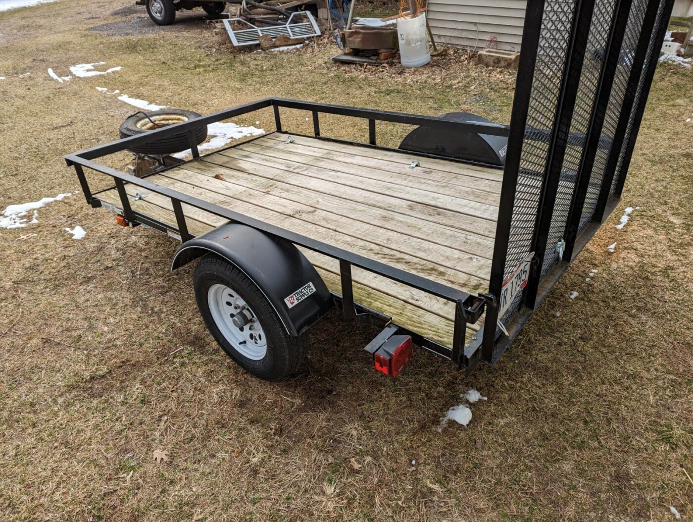 Utility motorcycle trailer 