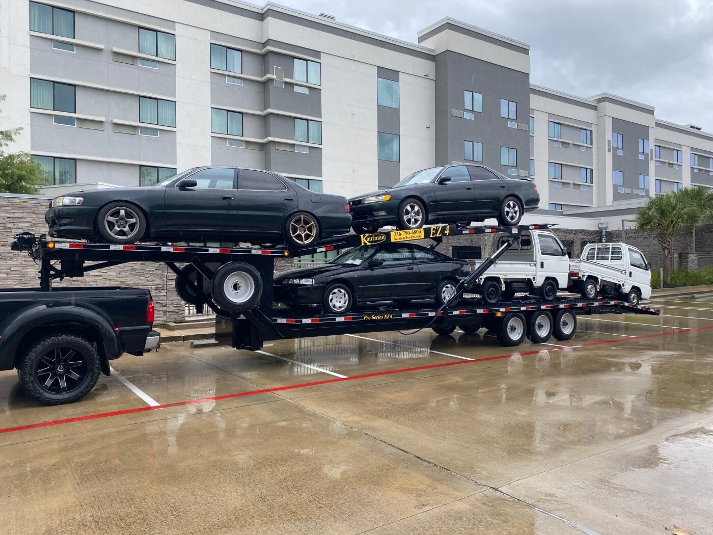 2022 KAUFMAN EZ4 25K 4-5 CAR HAULER TRAILER