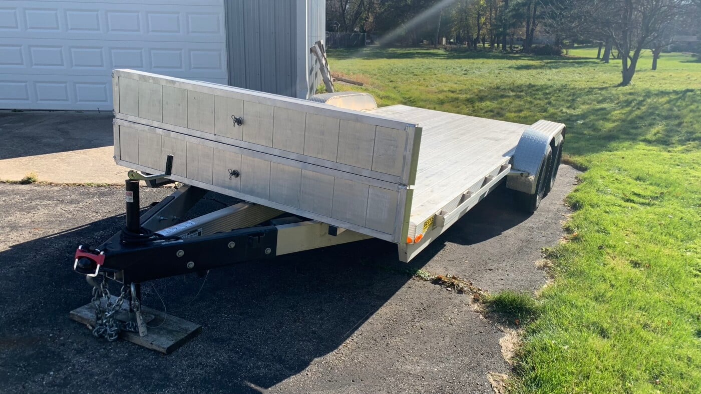 18 Foot Legend Aluminum Open Trailer 10k Capacity