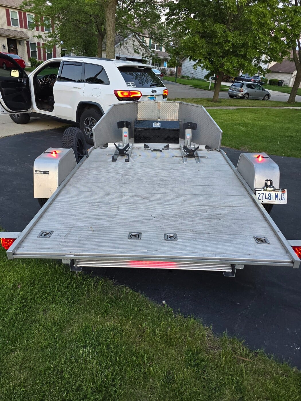 Aluma MC210 Motorcycle trailer 