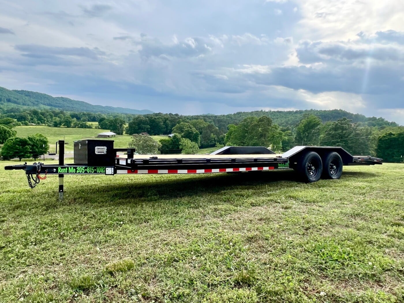24ft Drive Over Fender Hauler Trailer