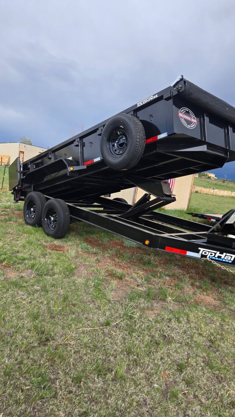 2023 Top Hat 16x6 Hydraulic Dump trailer