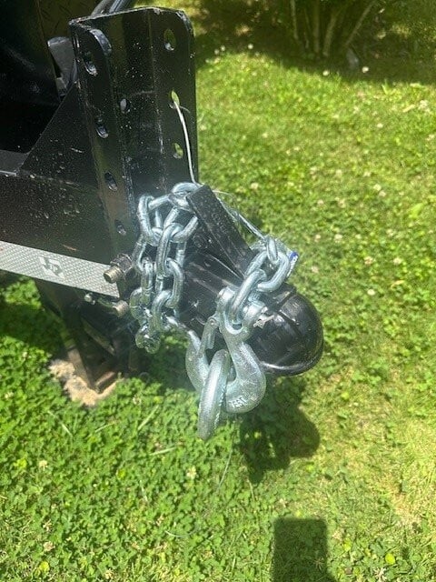 7/.12 Dump trailer 3' walls  14k Bumper pull