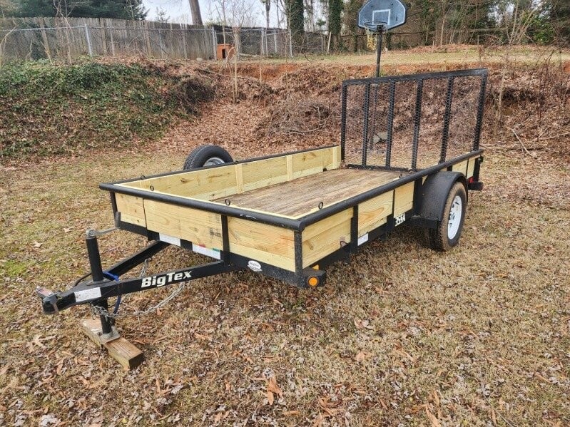 2017 35SA 6.5'x12' Utility Trailer w/Sides