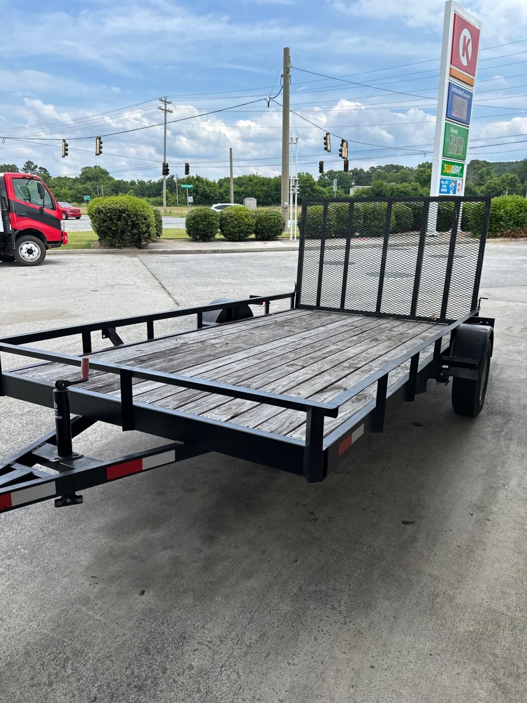 6.5’x12’ Utility trailer with ramp tailgate