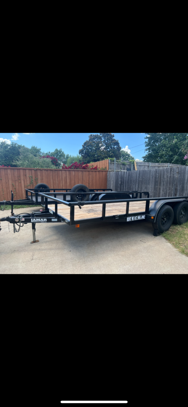 16x83 pipe top trailer 