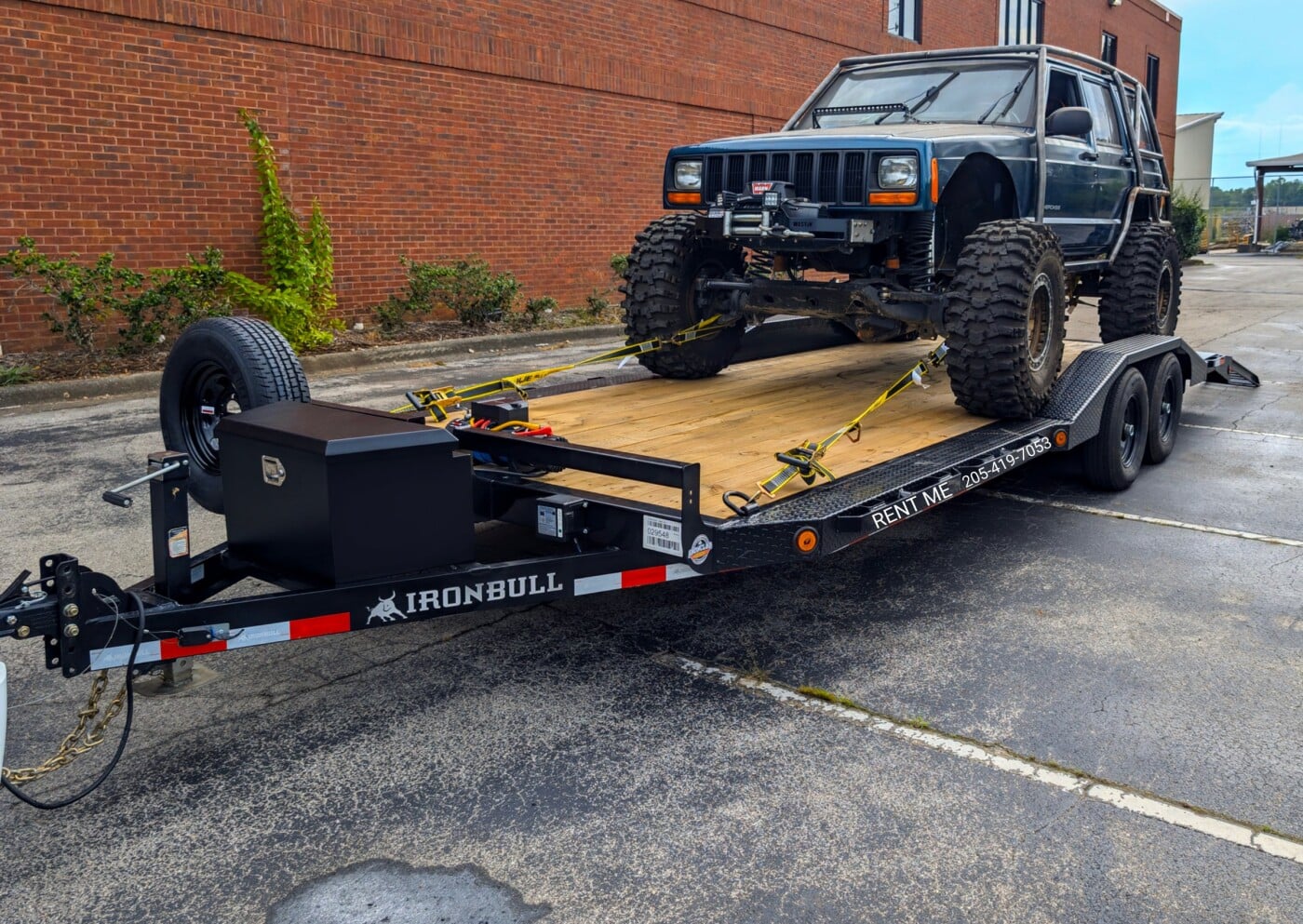 2024 Iron bull Car hauler Drive Over Fender Car Hauler