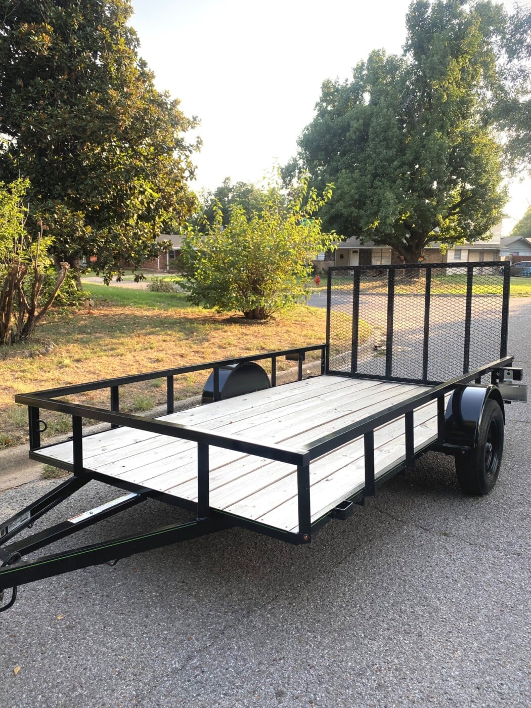 2023 KAAB 7NZ 12’ utility trailer with gate