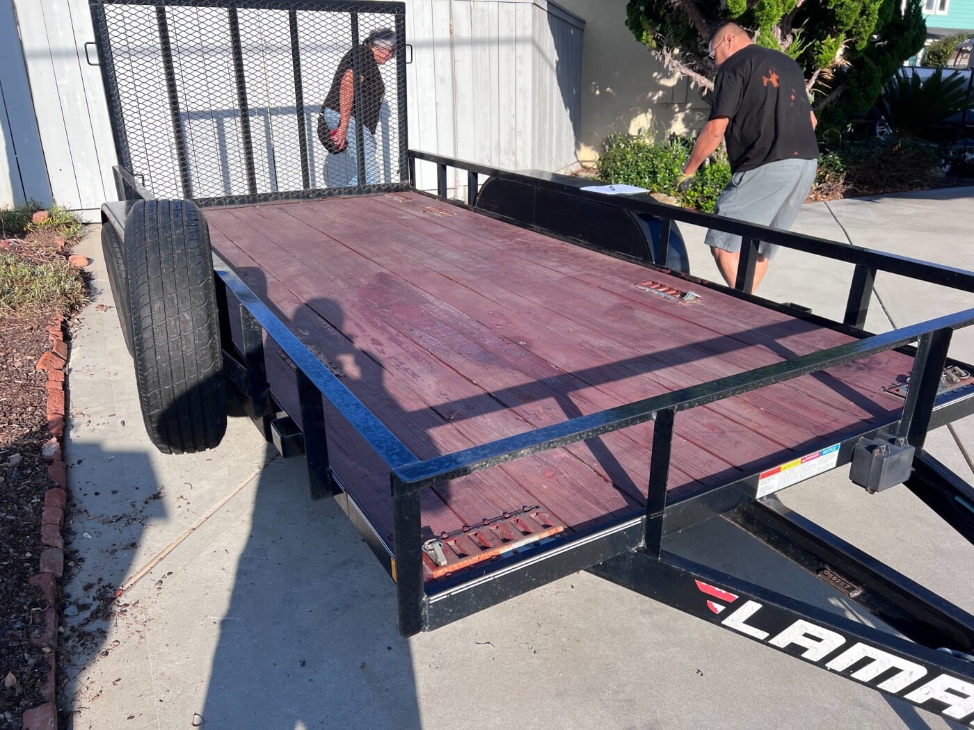 2018 Lamar 14' Utility Trailer Flatbed