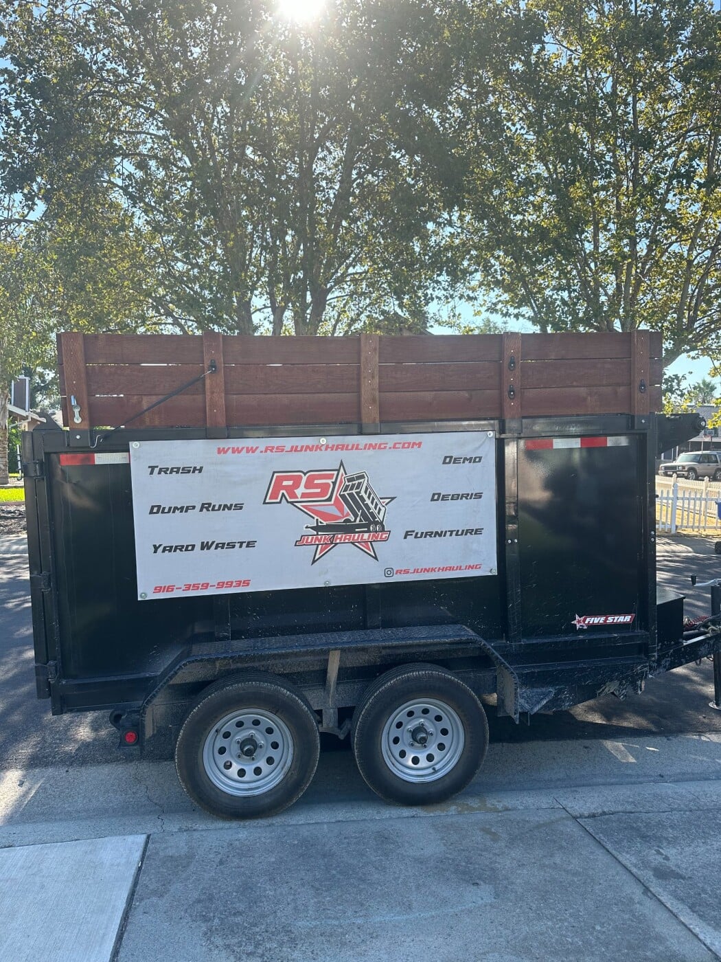 2023 Five Star DT510098 5X10 Dump Trailer