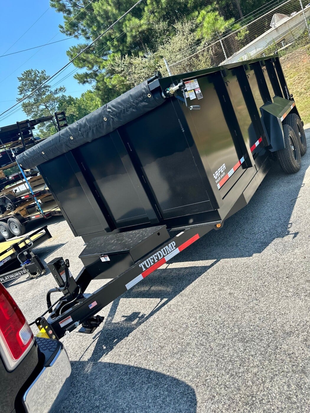 2023 TuffDump 16 Yard Dumpster Trailer