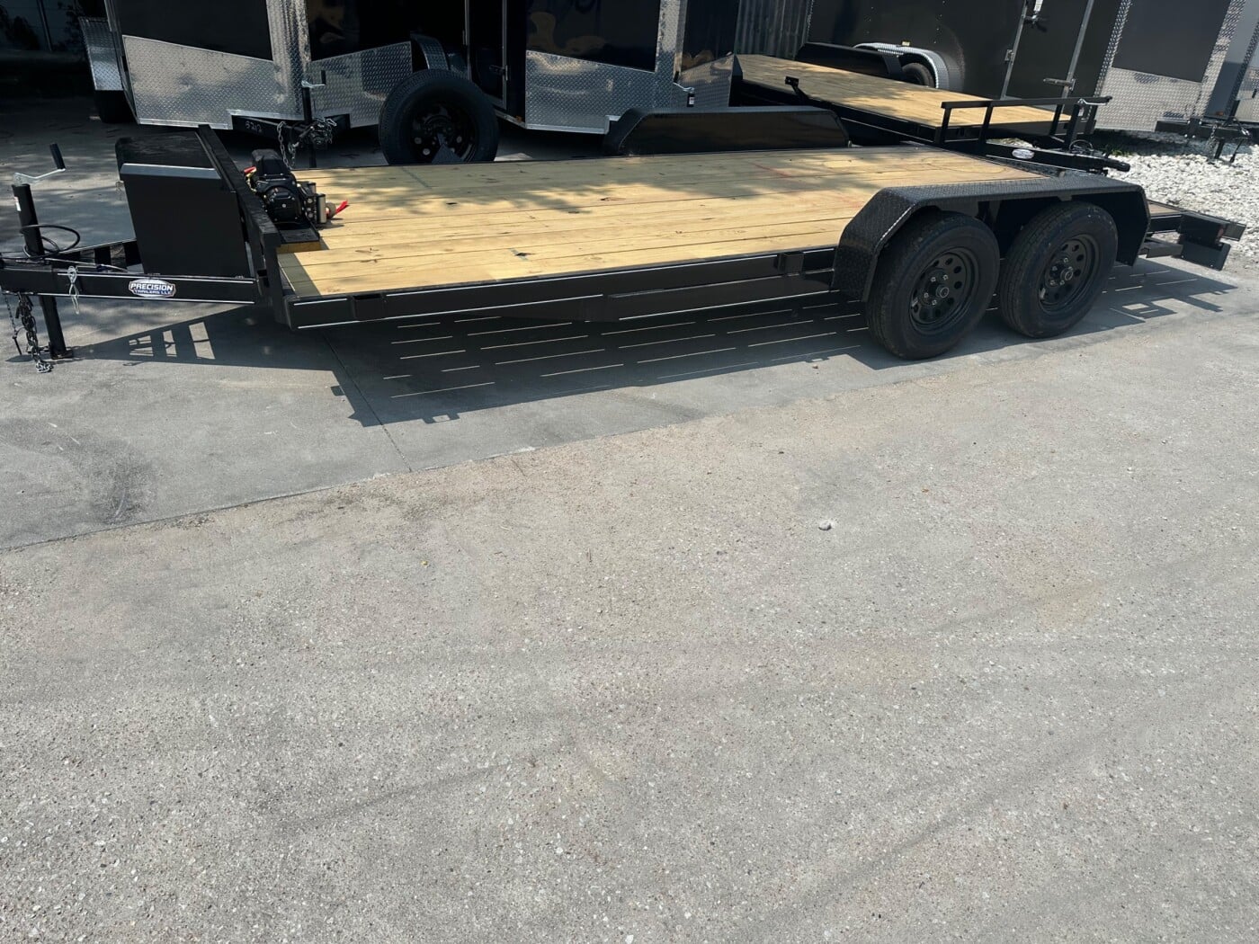 2024 Precision  83”x18’ 7k CH 7K GVWR Car Hauler w/ winch
