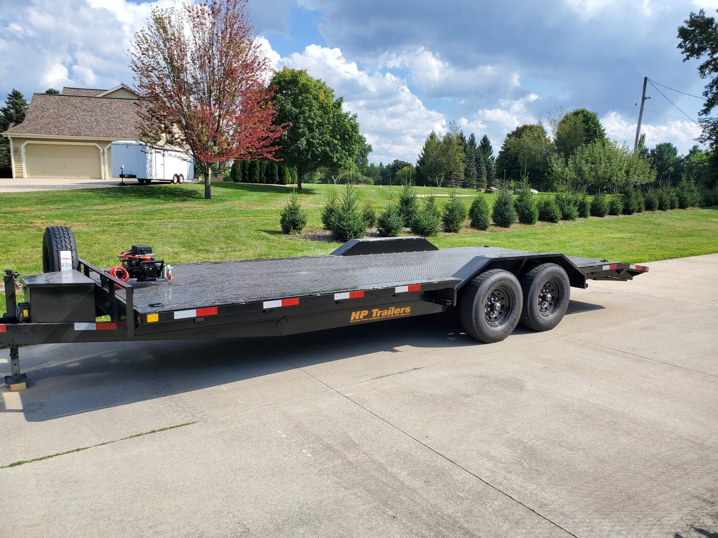 2023 HP Equipment Trailer 14k 20+2 Full Width Deck
