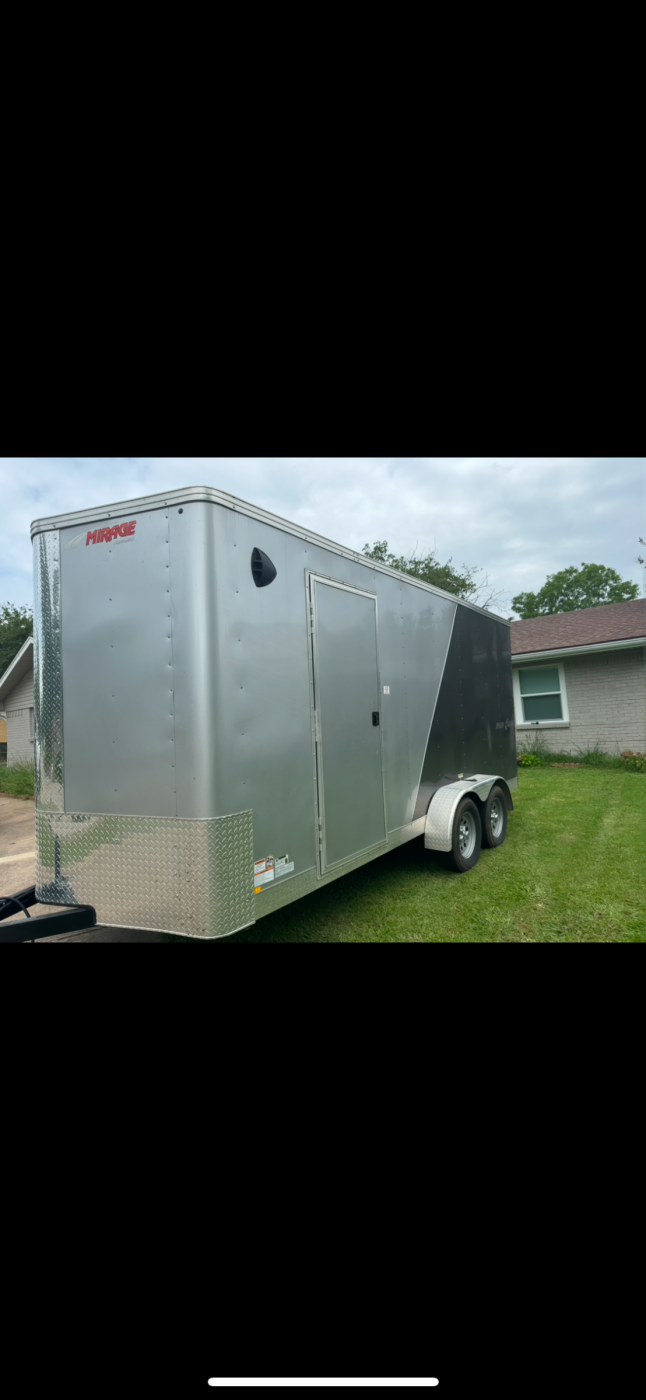 2021 Mirage 7x16 Heavy Duty V-Nose Enclosed Trailer