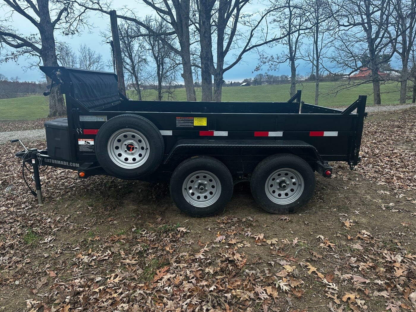 2023 Gatormade 6x10 dump trailer