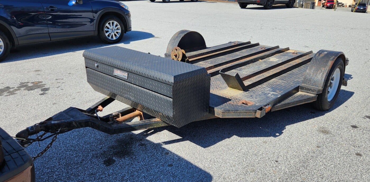2003 Custom 3 Rail Heavy Motorcycle Trailer