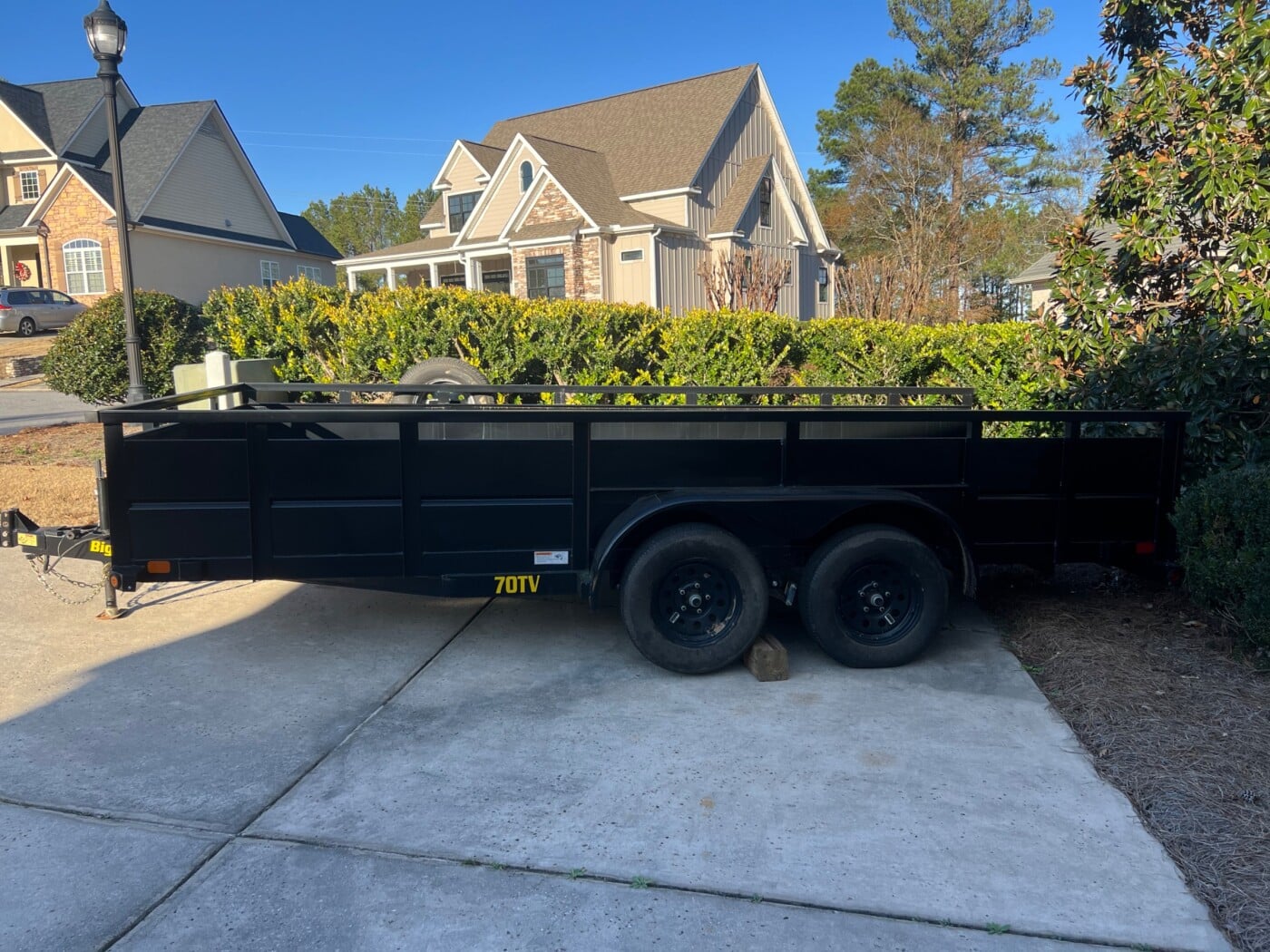 2022 BigTex 7x16 Big Tex 70TV-16, Tandem Axle Trailer 7x16 Utility Trailer