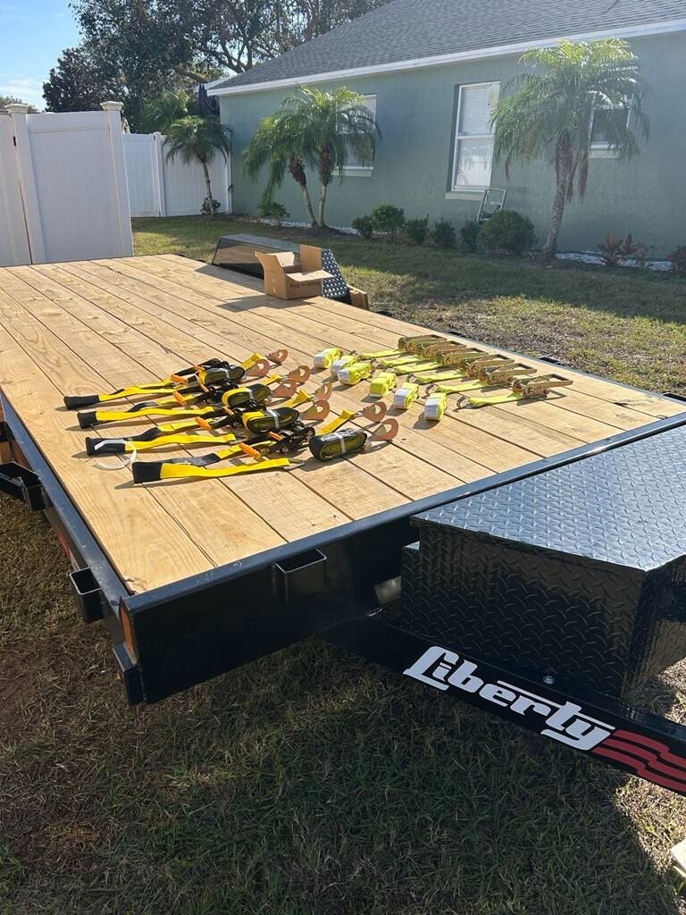 2025 Liberty Car Hauler  20ft Wood Deck
