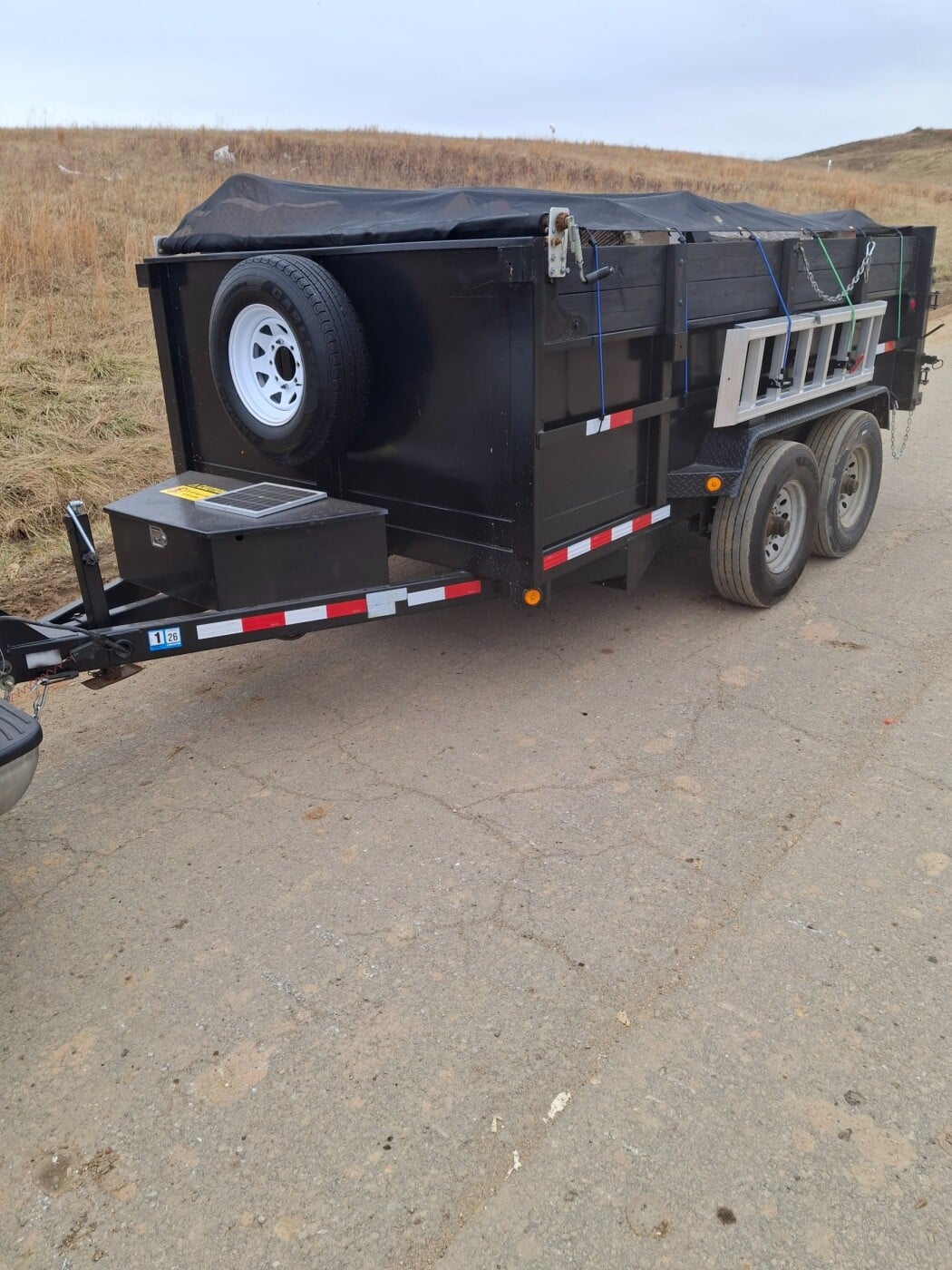 2013 Qual 7x12 7x12x3 dump trailer