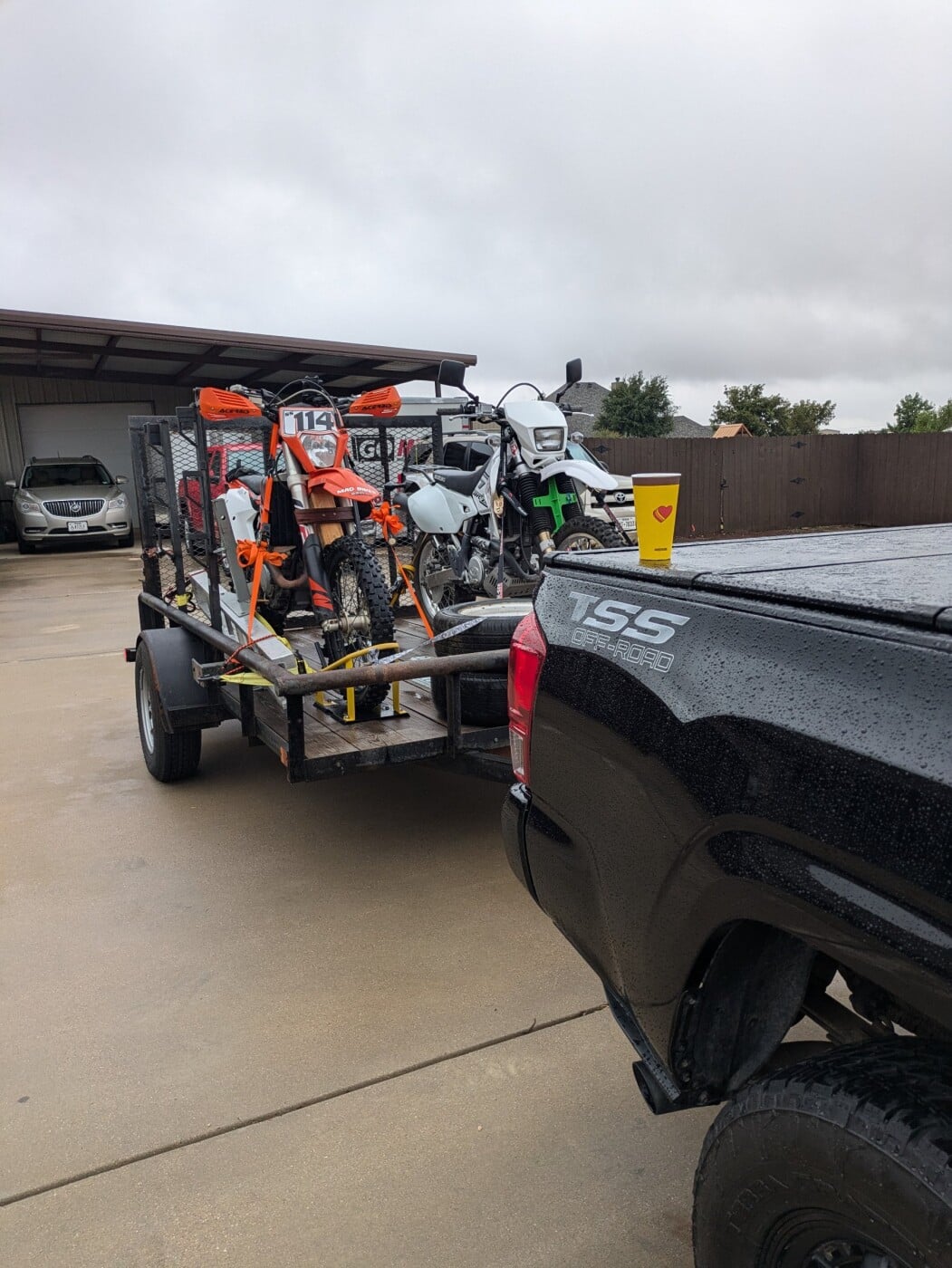 2016 HMDE Utility Trailer - Motorcycle Hauler
