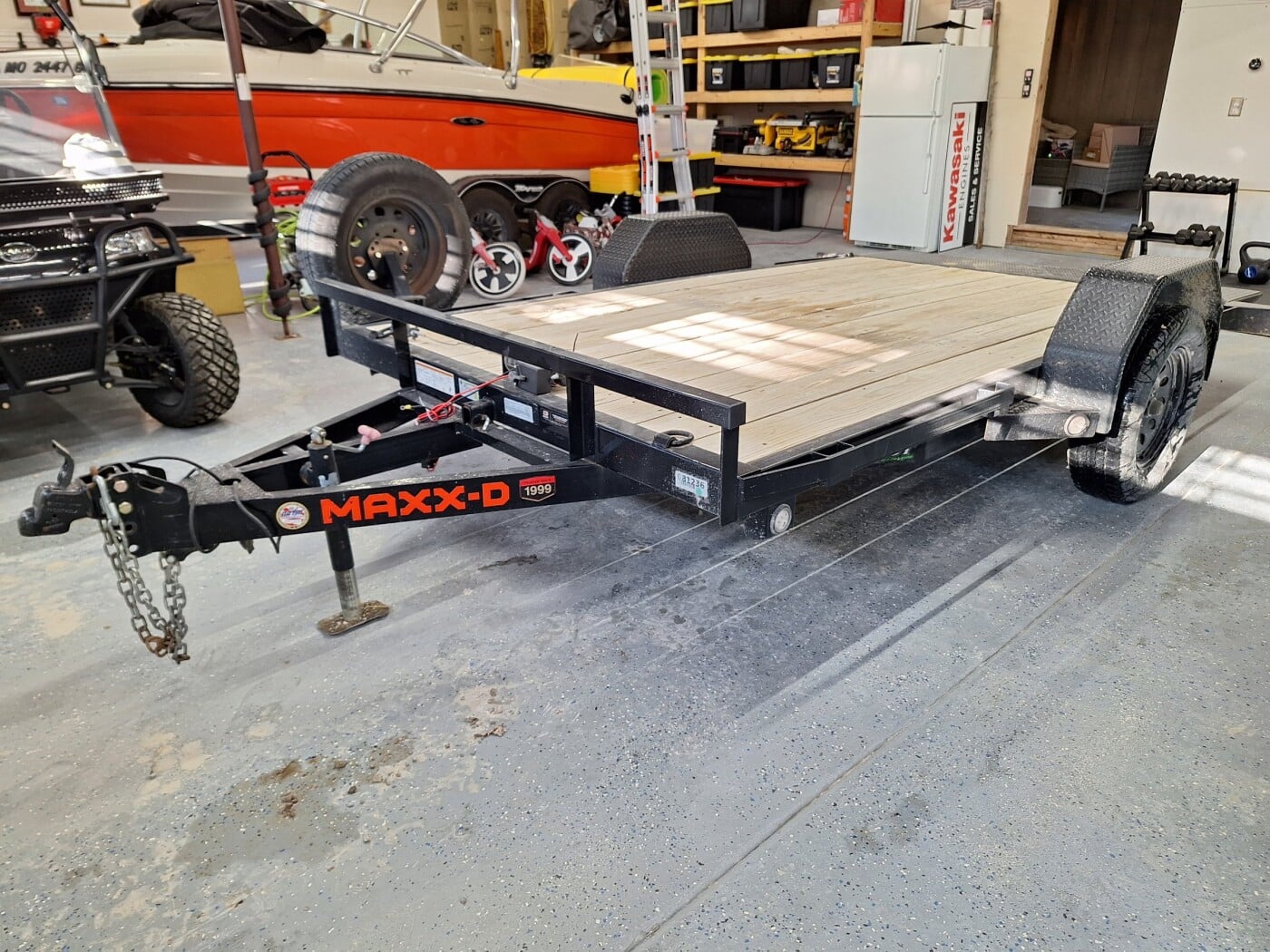 2021 Maxx-D 7712UTL 12ft Full-Tilt Utility Trailer