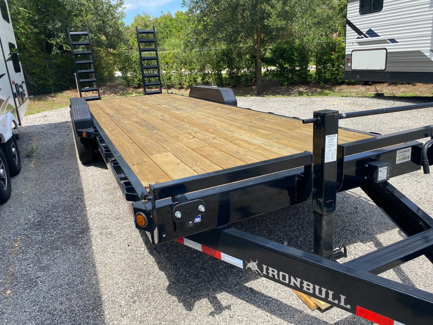2023 IronBull 7x24 Flatbed Equipment Trailer