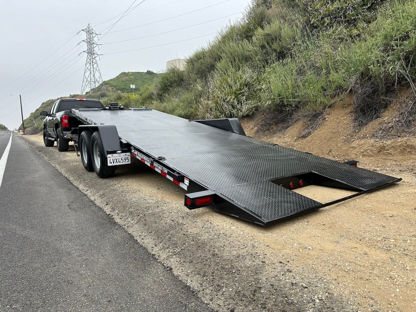 2021 Kaufman Gravity Tilt 20'x7 Car Hauler With Winch and Drive Over Fenders