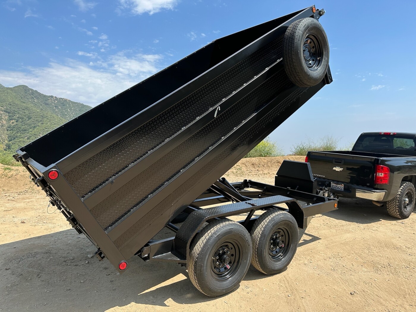 2024 HKUP 12'x7'x3' Hydraulic Dump Trailer