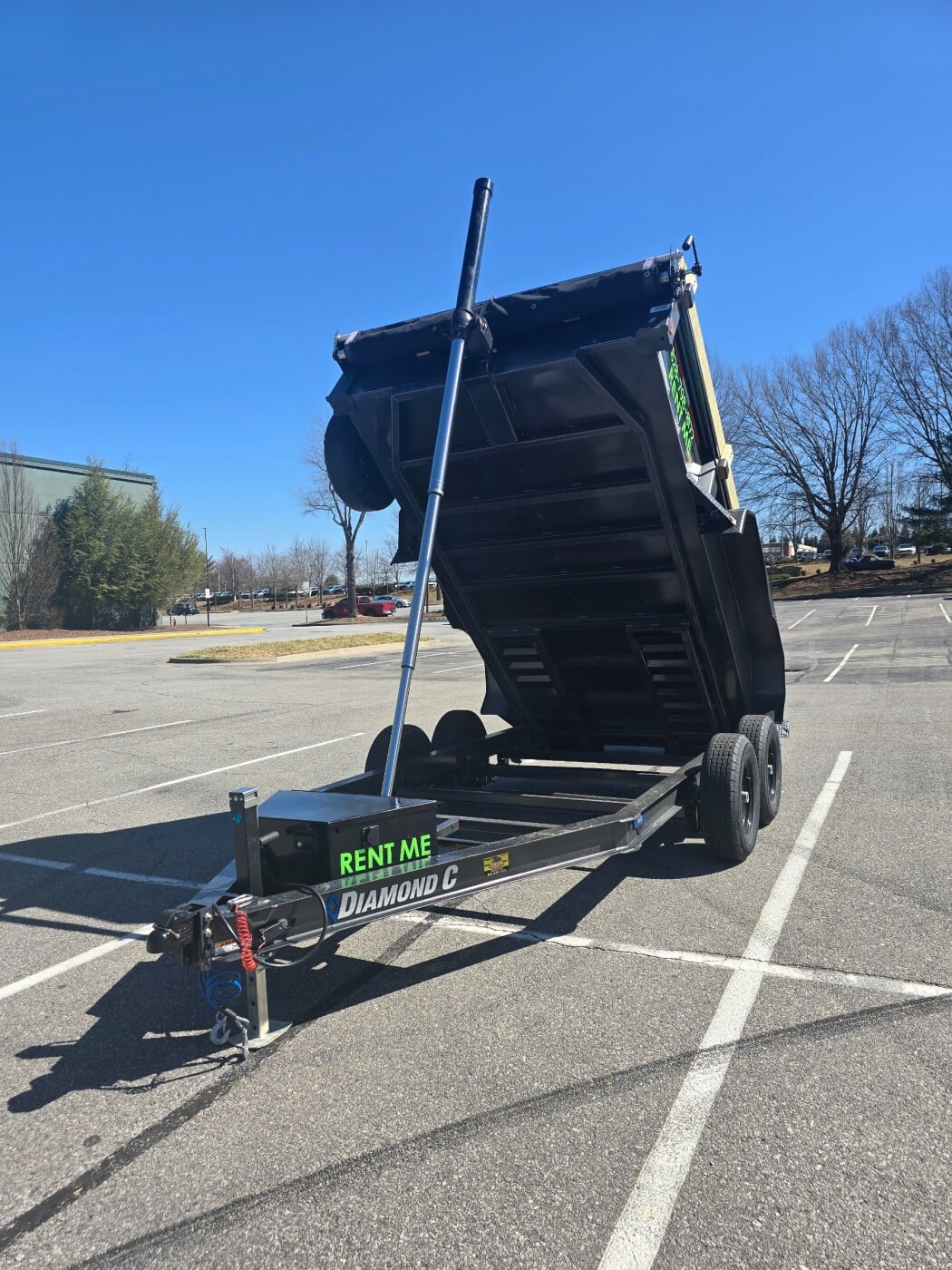 2025 Diamond C Dump Trailer 10k - 1/2 Ton Truck Capable