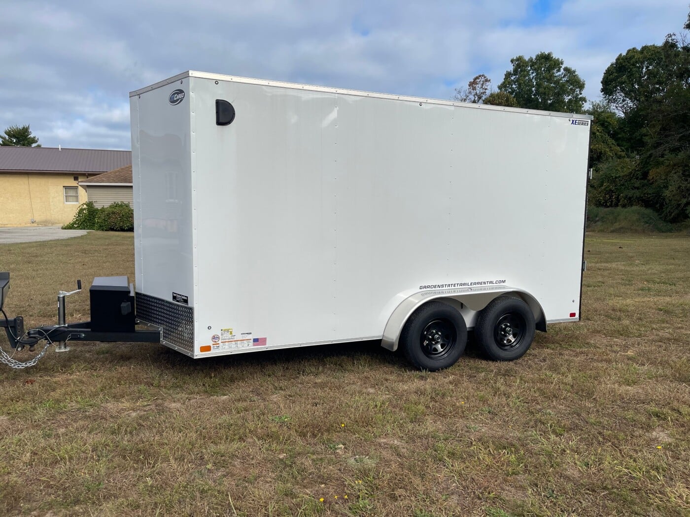 2025 ITI Cargo 7X14 Enclosed V-Nose, 7ft interior height