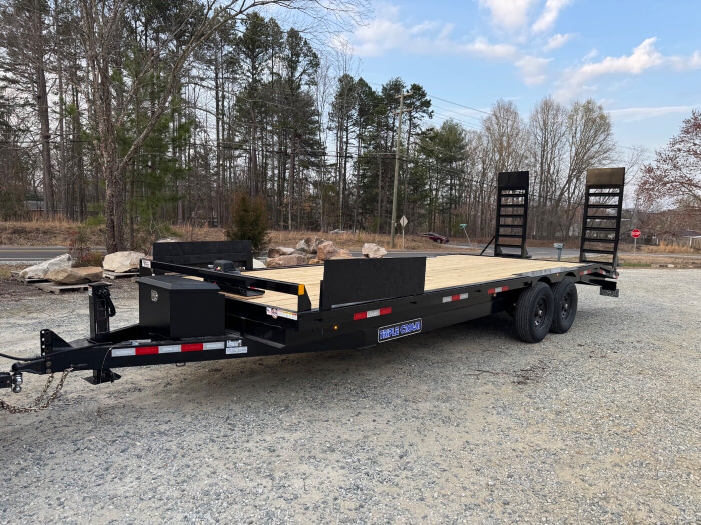 2025 Triple Crown Deckover 24 Foot Deckover Trailer