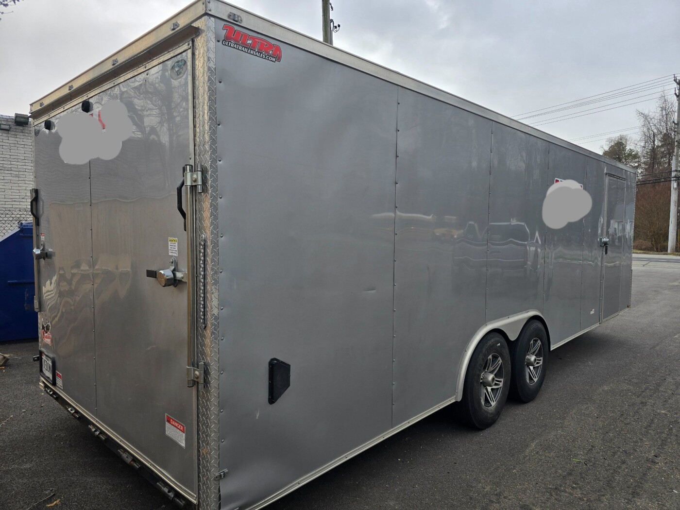 2024 Quality Cargo 8.6ft x 24ft 2024 8.6x24 10k Enclosed trail