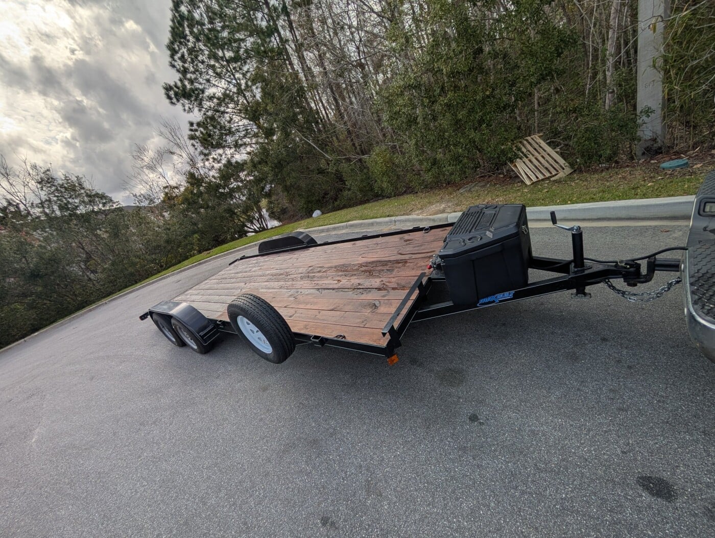 2024 Max built trailers 82x20wch 20' car hauler with winch