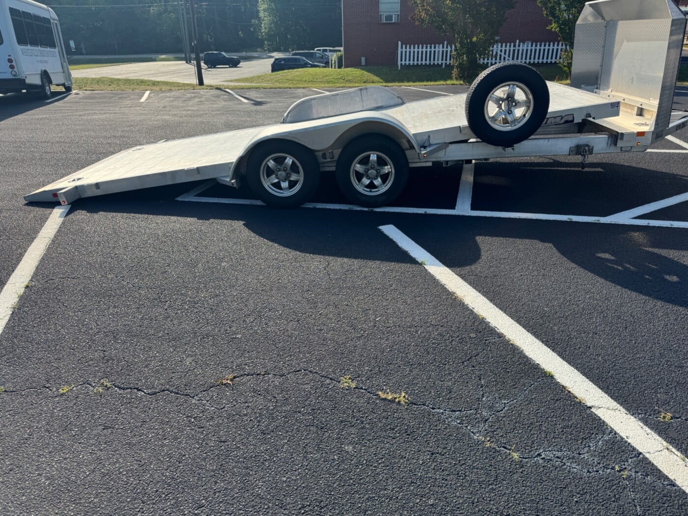 2015 Aluma 82”x18’ 7k lbs Tilt Trailer