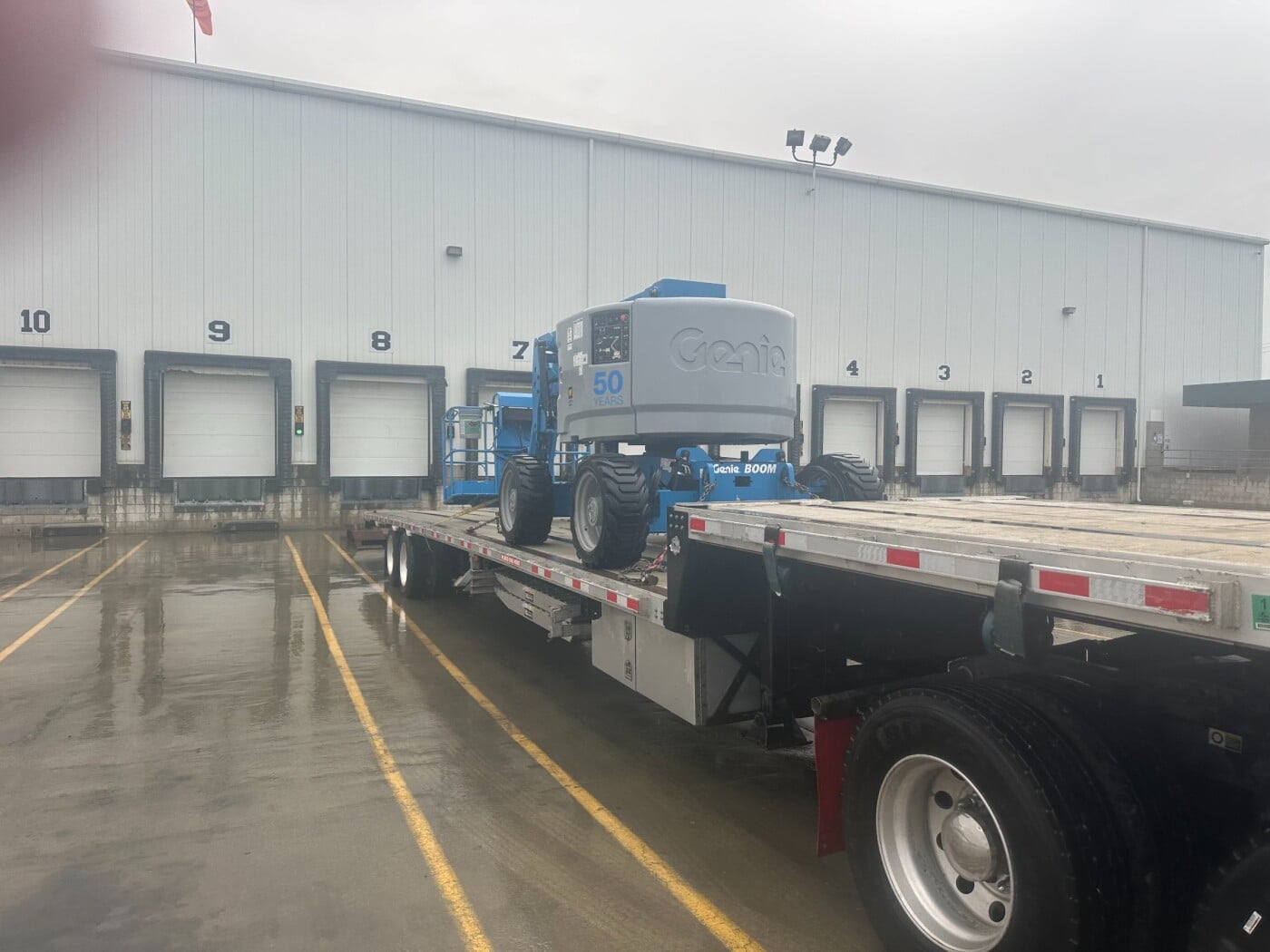 2021 Brazos Step Deck 53' Air Ride, Sliding Split