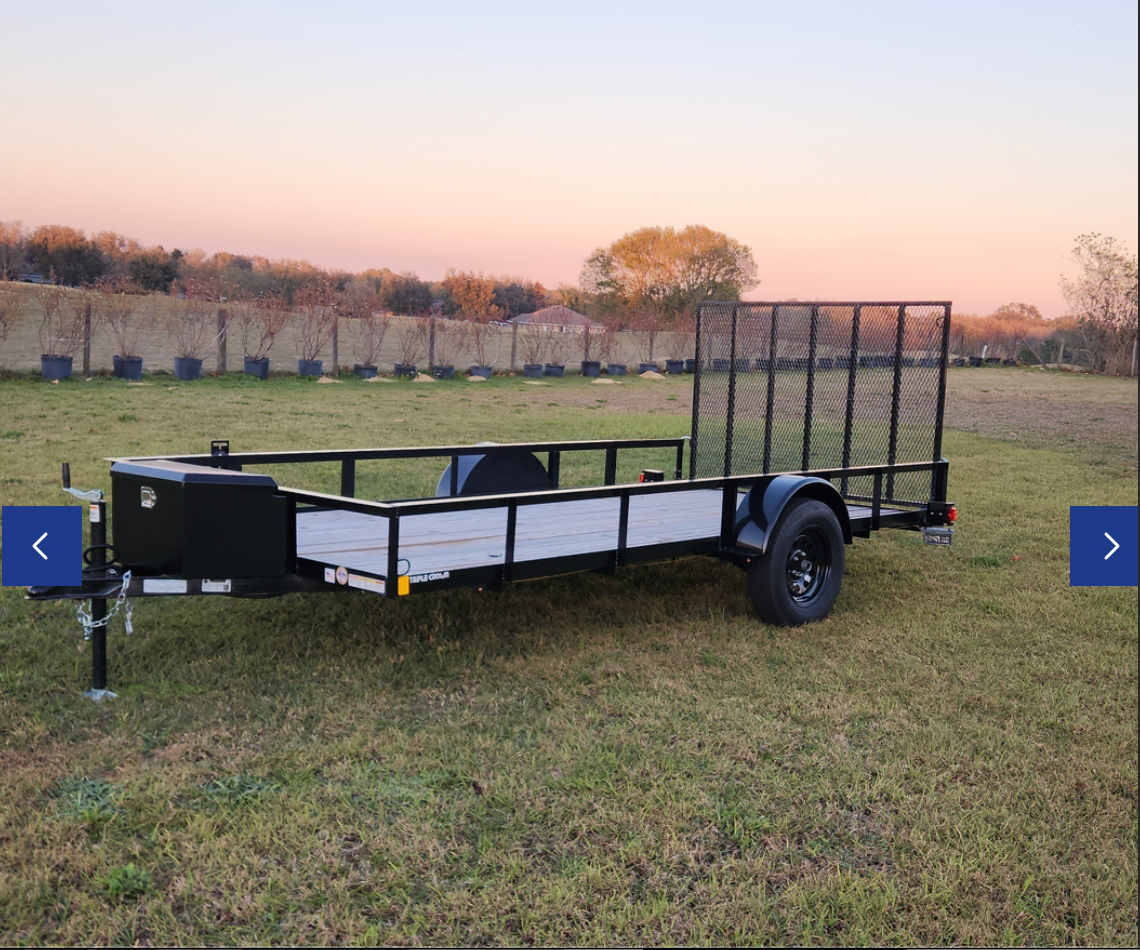 2024 Triple Crown 6.5x14' Utility Trailer