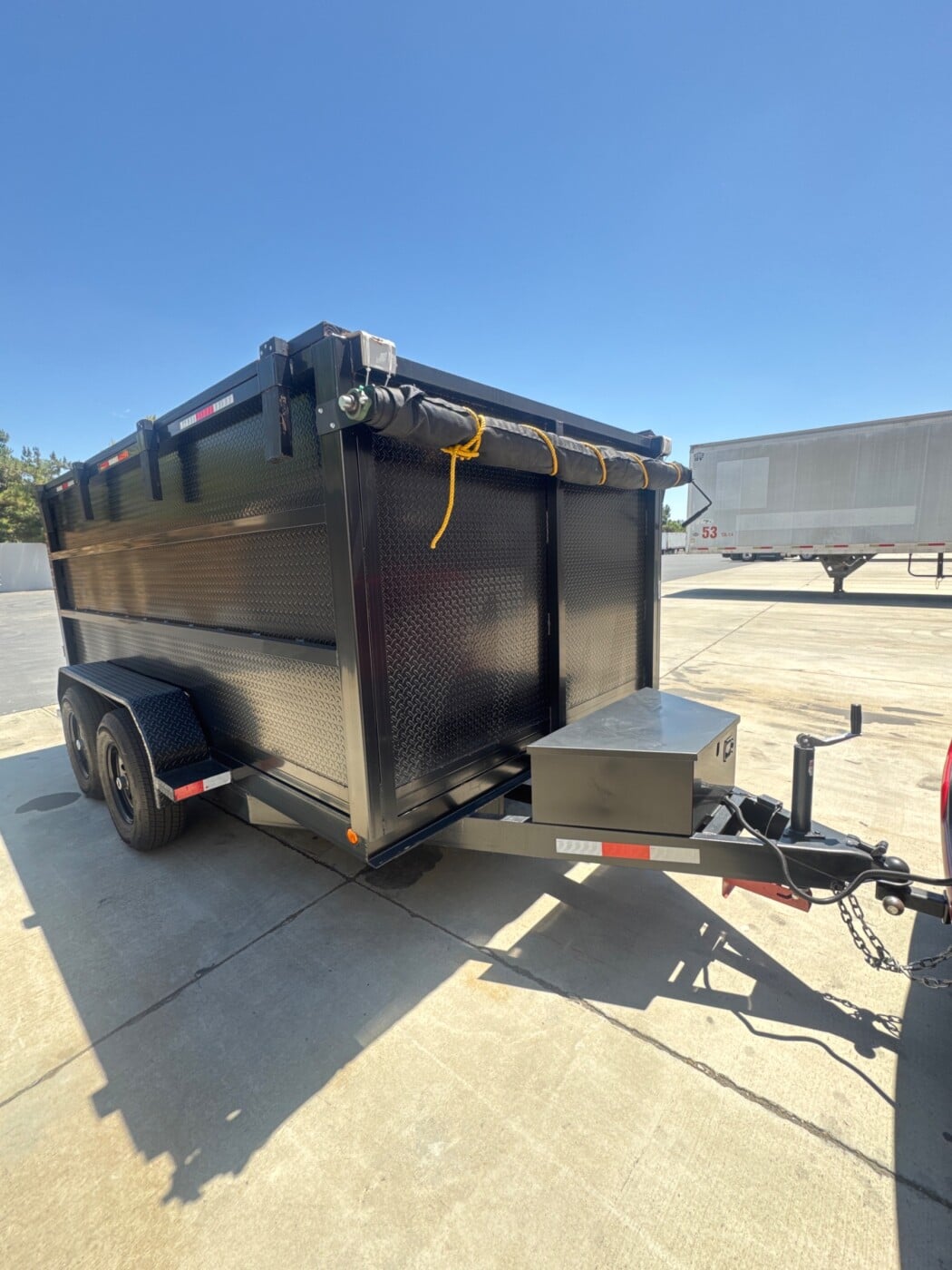 2025 Mega Trailers Util 12x8x4 Dump trailer