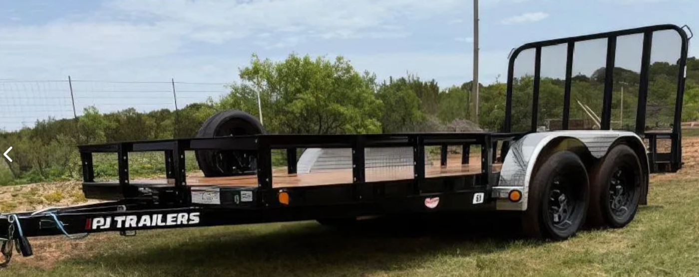 2024 PJ 16' Utility Trailer