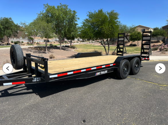 2025 AW Custom Flatbed Equipment Trailer
