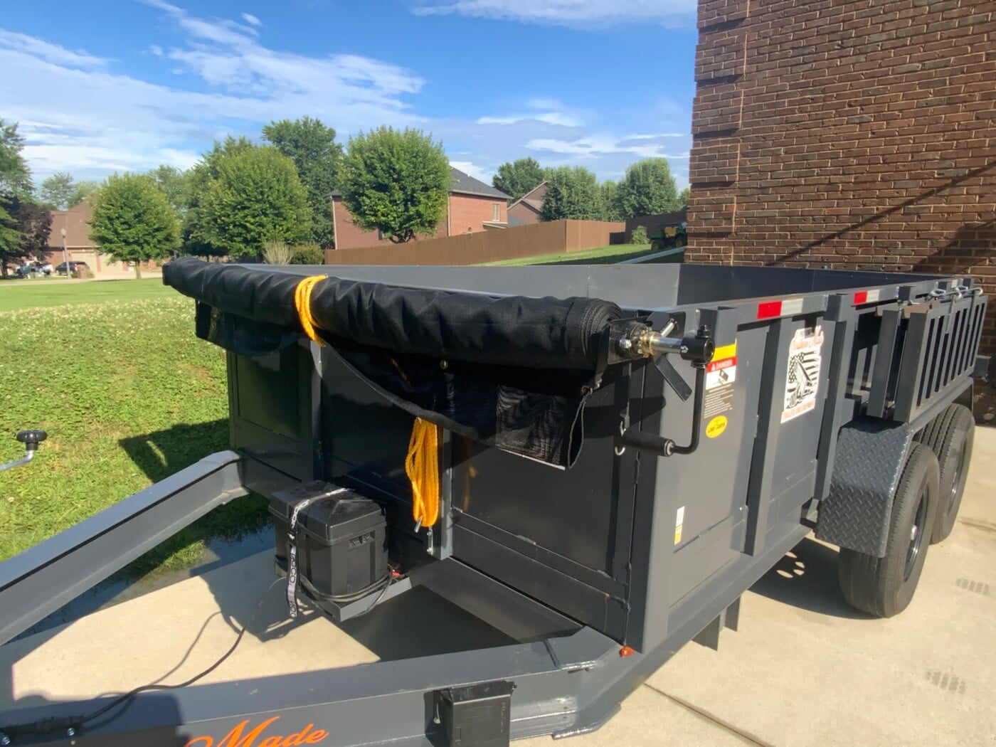 2025 Southern Made Dump Trailer 6’x12’ dump trailer