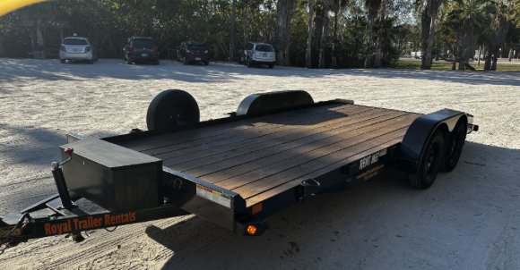 2022 7x20' Wood Deck Car Hauler