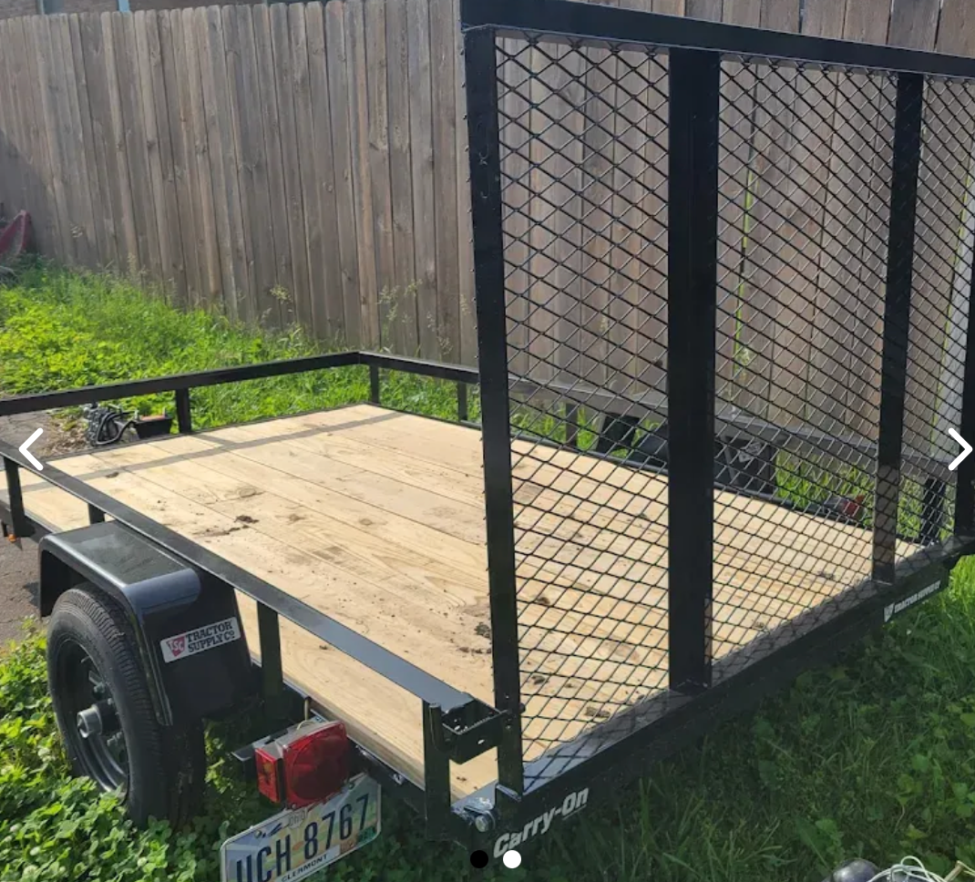 2025 Carry-On 5x8' Utility Trailer