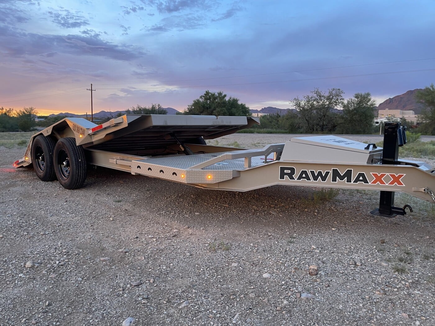 2025 Rawmaxx GTX 8.5x20 Tilt Trailer