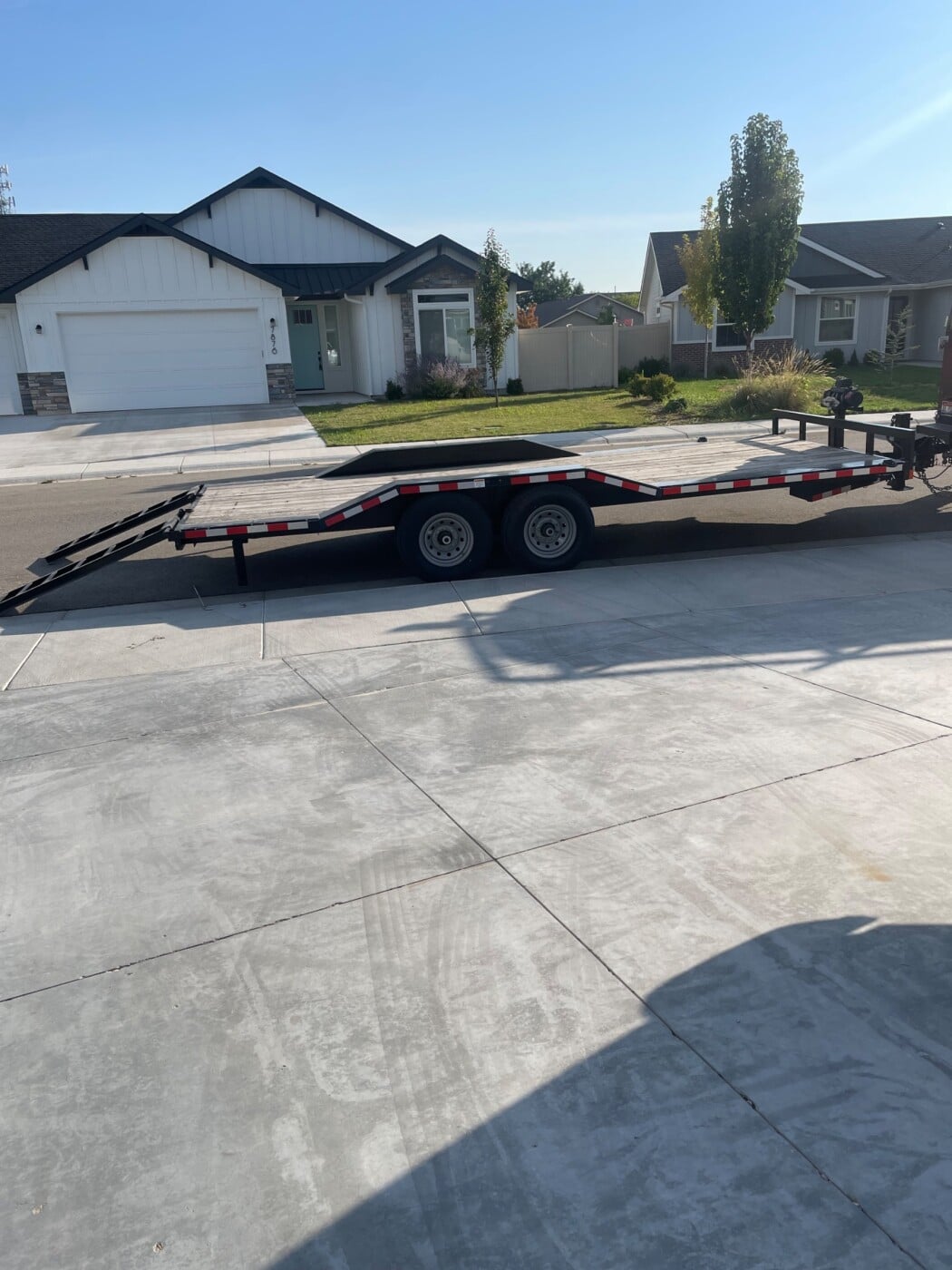 2023 c and b equipment  20ft trailer with dof
