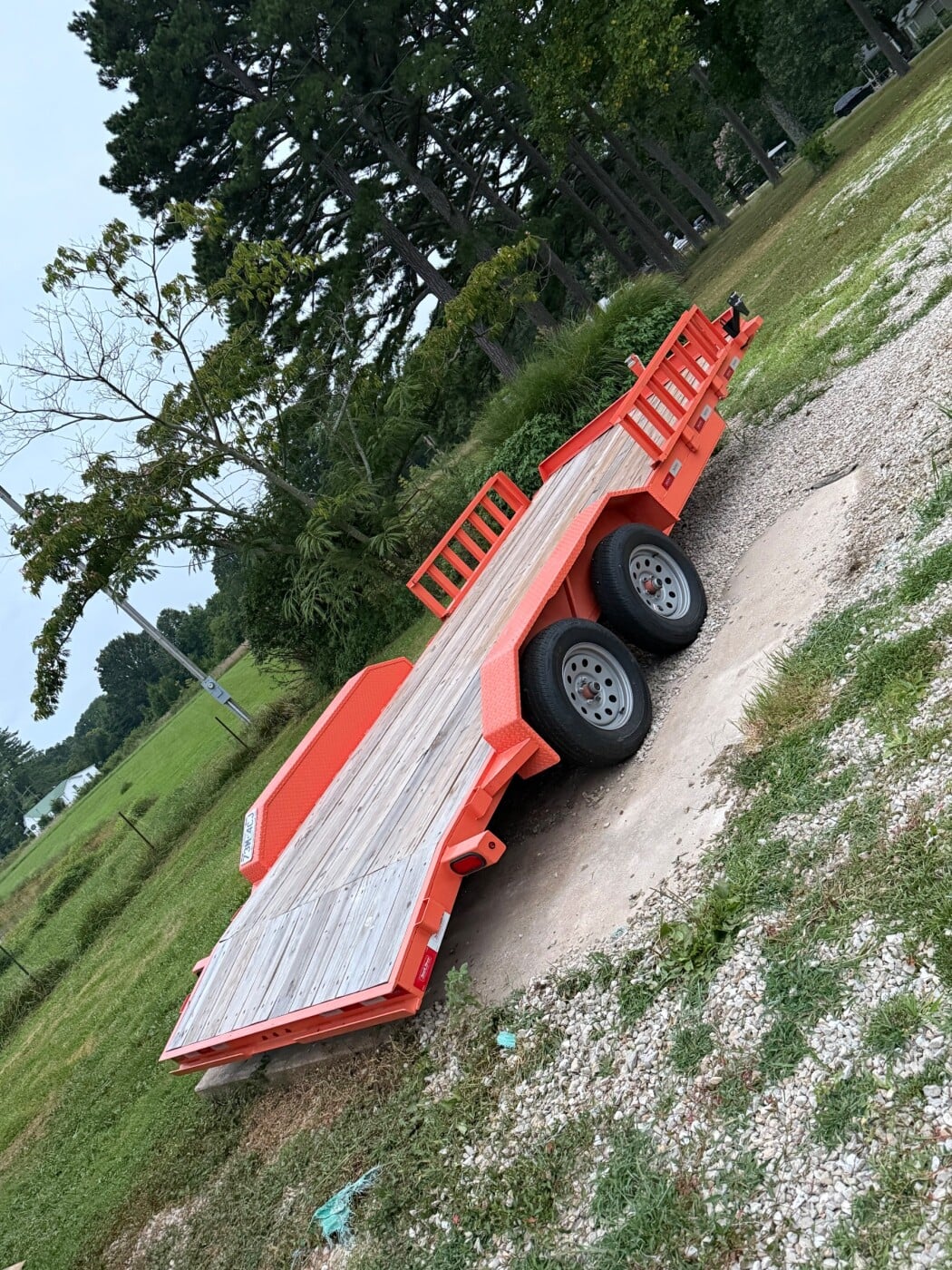 2024 Round House Industries 16’ Flatbed Equipment trailer