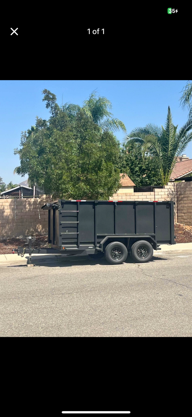2025 GM Trailer  2025 New 12x8x4 dump trailer