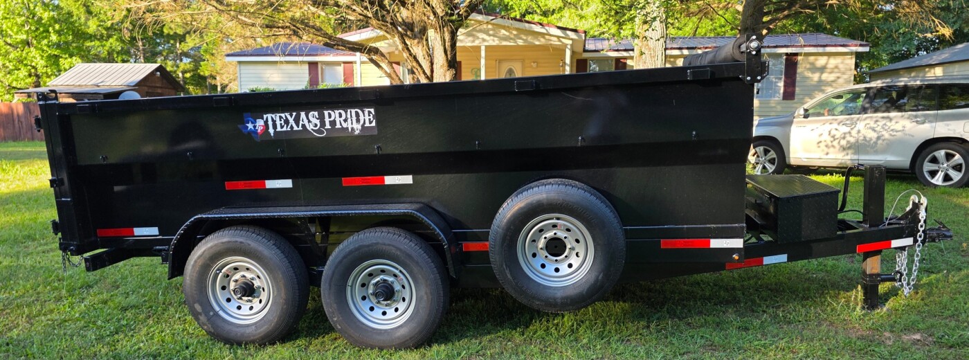 2025 Texas Pride Dump Trailer 15,500 GVRW