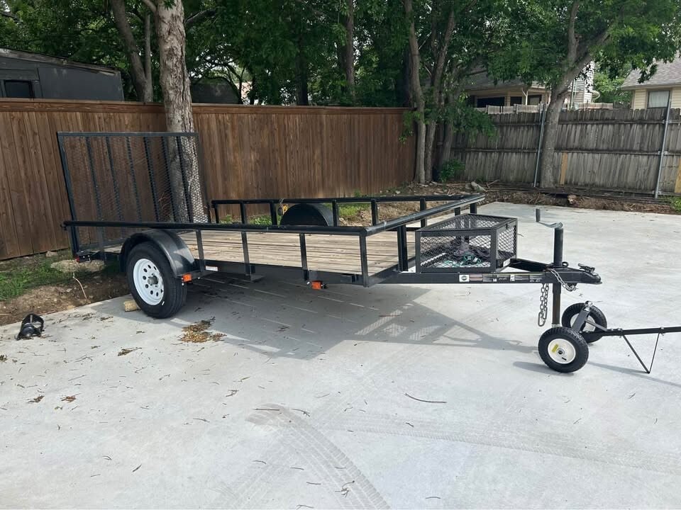 2019 Carry-on 12ft 12ft Utility Trailer/Gate Ramp
