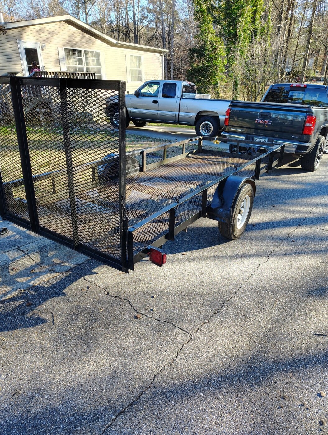 1998 A&F 5x13 5x13 Utiliy trailer