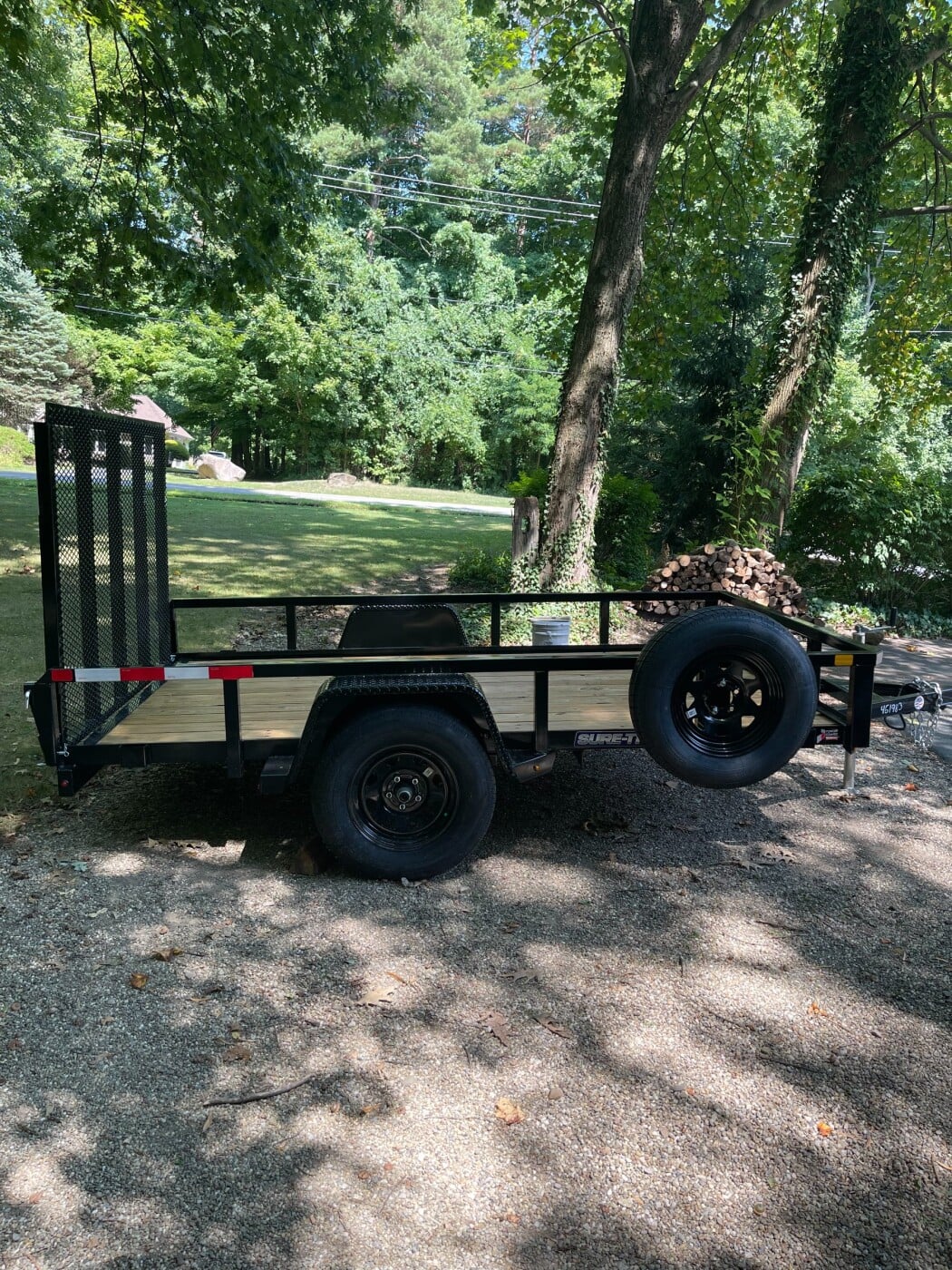 2025 Sure-Trac STUTT7210-BP-030 6x10 Single axle tube top